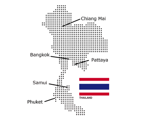 locations of hospital for medical treatment in Thailand