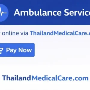 Ambulance Coordination Service payment banner with Pay Now button